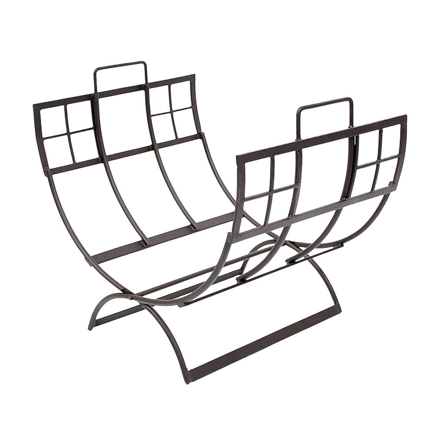 Minuteman Arts and Craft Log Holder with Suede Carrier