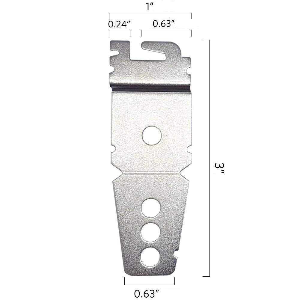 2 Pack 8269145 Undercounter Mounting Bracket Replacement Parts Exact Fit for Kenmore Whirlpool KitchenAid Dishwasher