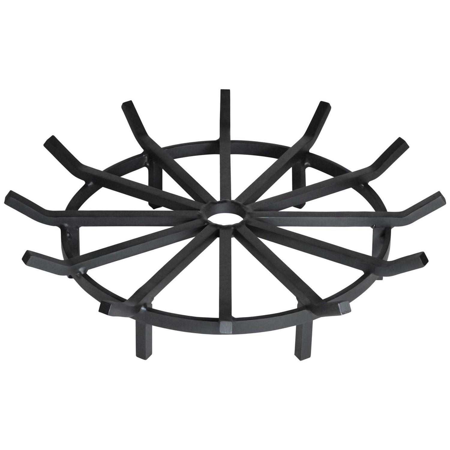 SteelFreak Heavy Duty Wagon Wheel Fire Pit Grate