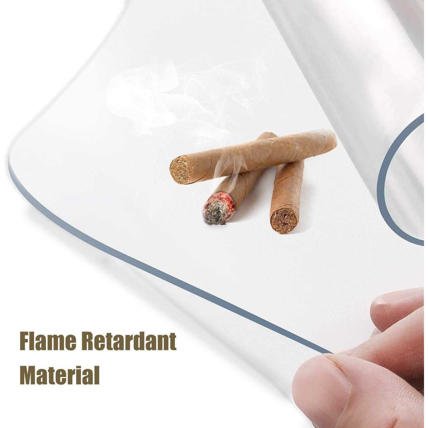 Kuyal Clear Chair Mat Hard Transparent Floor Mat Office & Home