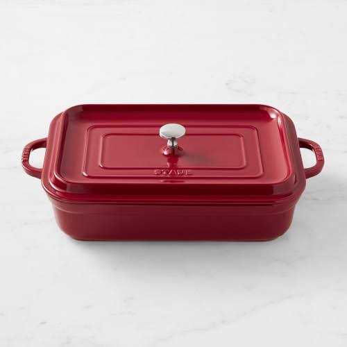 Staub Stoneware Rectangular Covered Baker