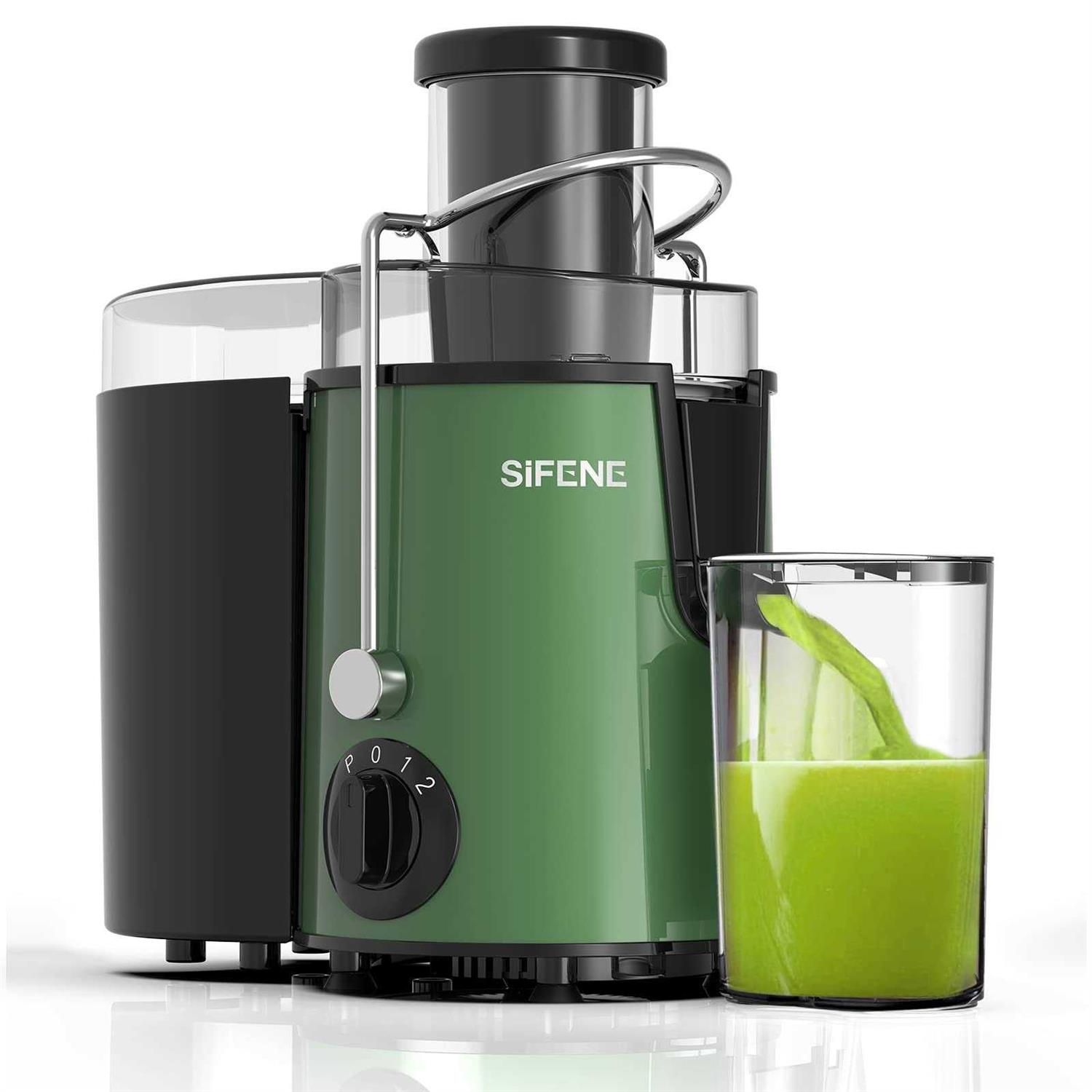 Juicer SiFENE 500w Big Mouth Centrifugal Juicer, Juice Vegetable and Fruit 3-Speed
