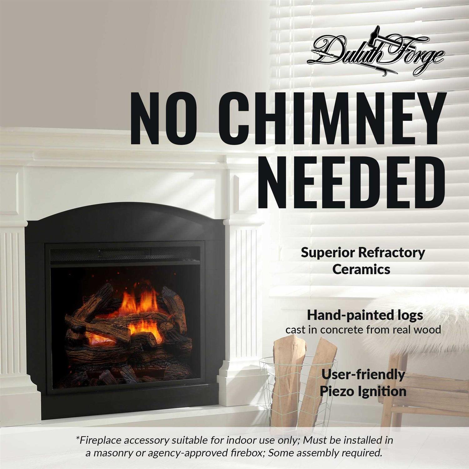 Duluth Forge Dual Fuel Log Set