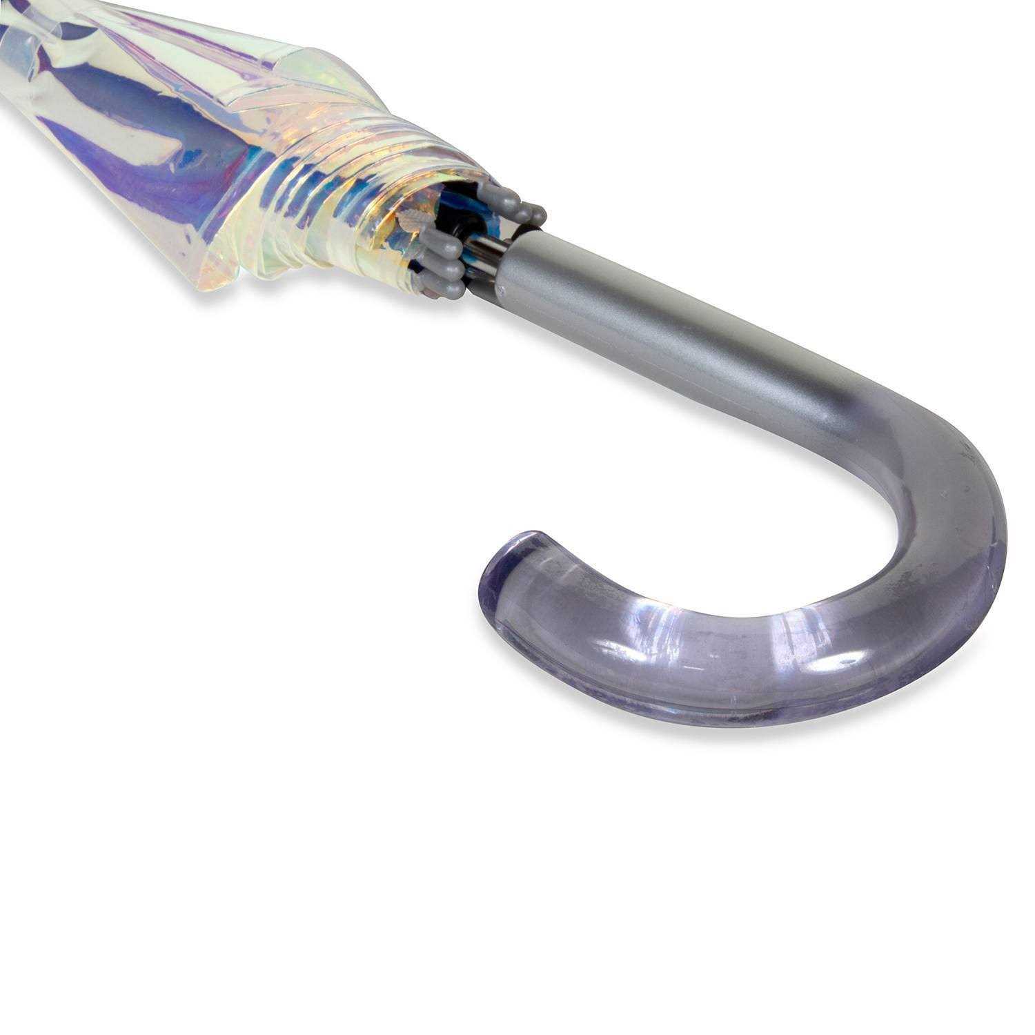 ShedRain Iridescent Stick Bubble Umbrella