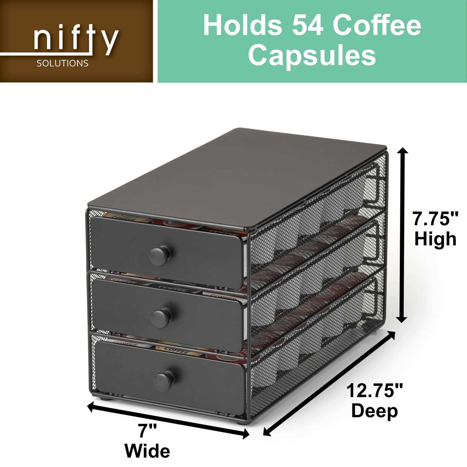 Nifty Solutions Coffee Pod Drawer Compatible with K-Cups