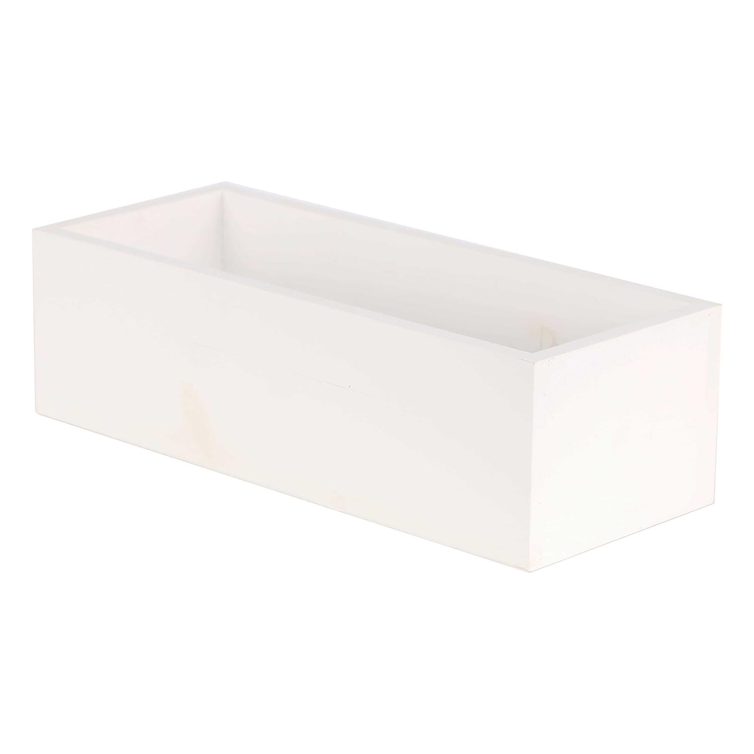 12 Whitewashed Wood Box by Make Market