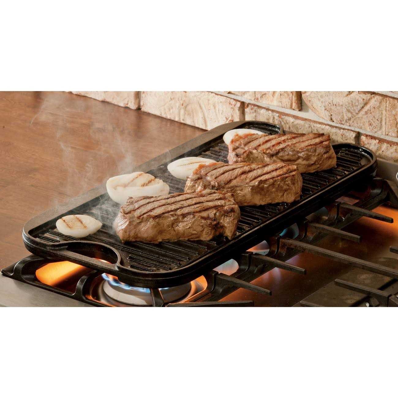 Lodge Cast Iron Reversible Pro Grid Griddle