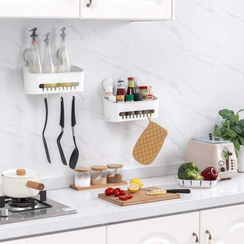 LEVERLOC Shower Suction Cup Shelf Basket One Second Installation Removable Powerful Organizer Max Hold 22lbs Suction Bathroom Caddy Waterproof Shower