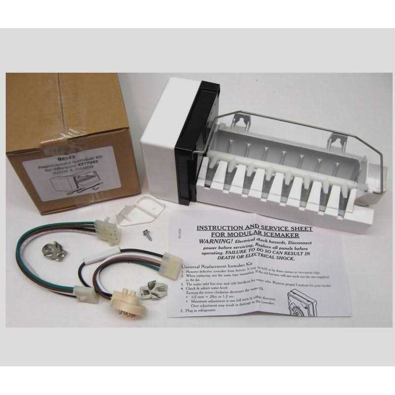 Supco 4317943 Refrigerator Ice Maker for Whirlpool Kenmore Kitchenaid