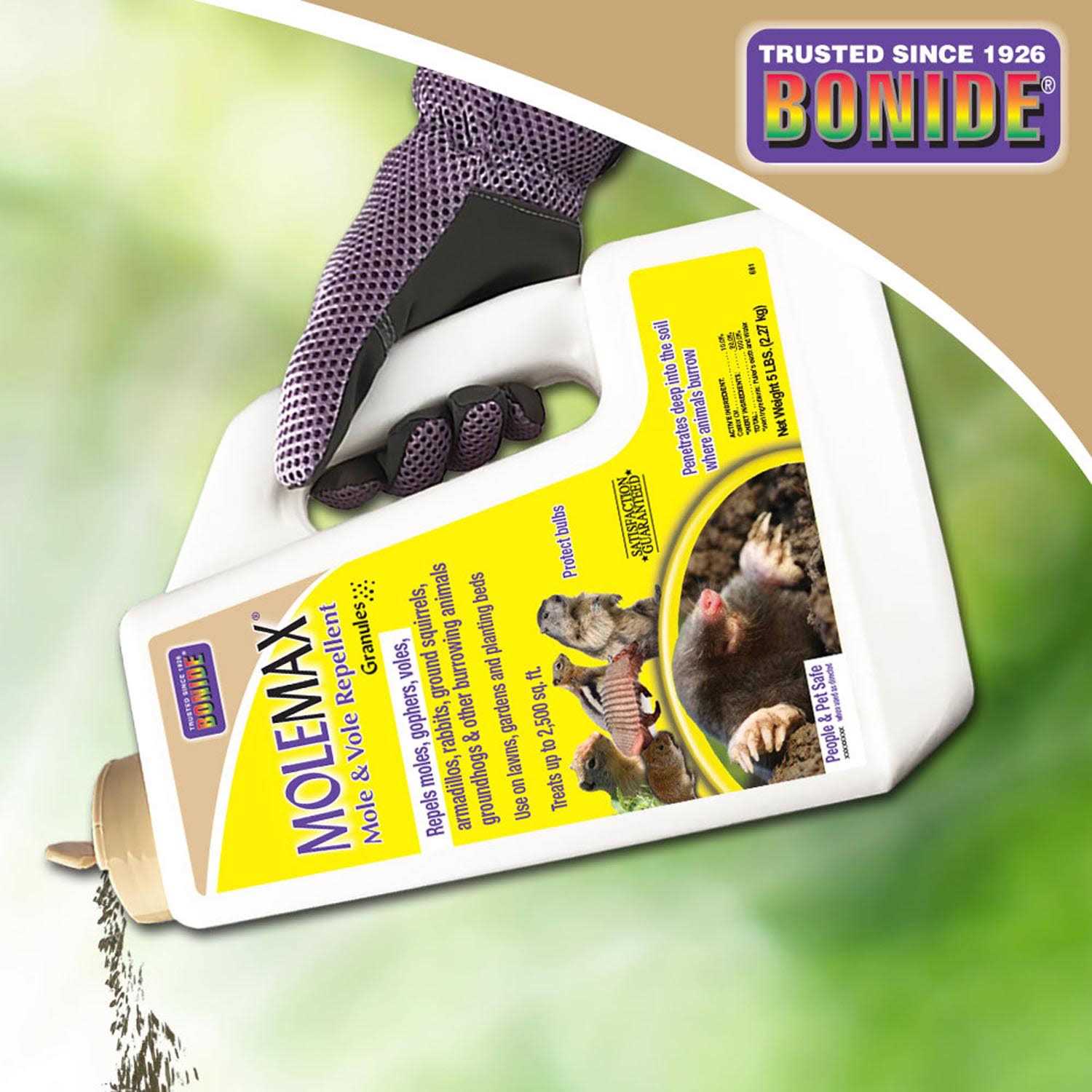 Bonide MoleMax Mole & Vole Repellent Granules