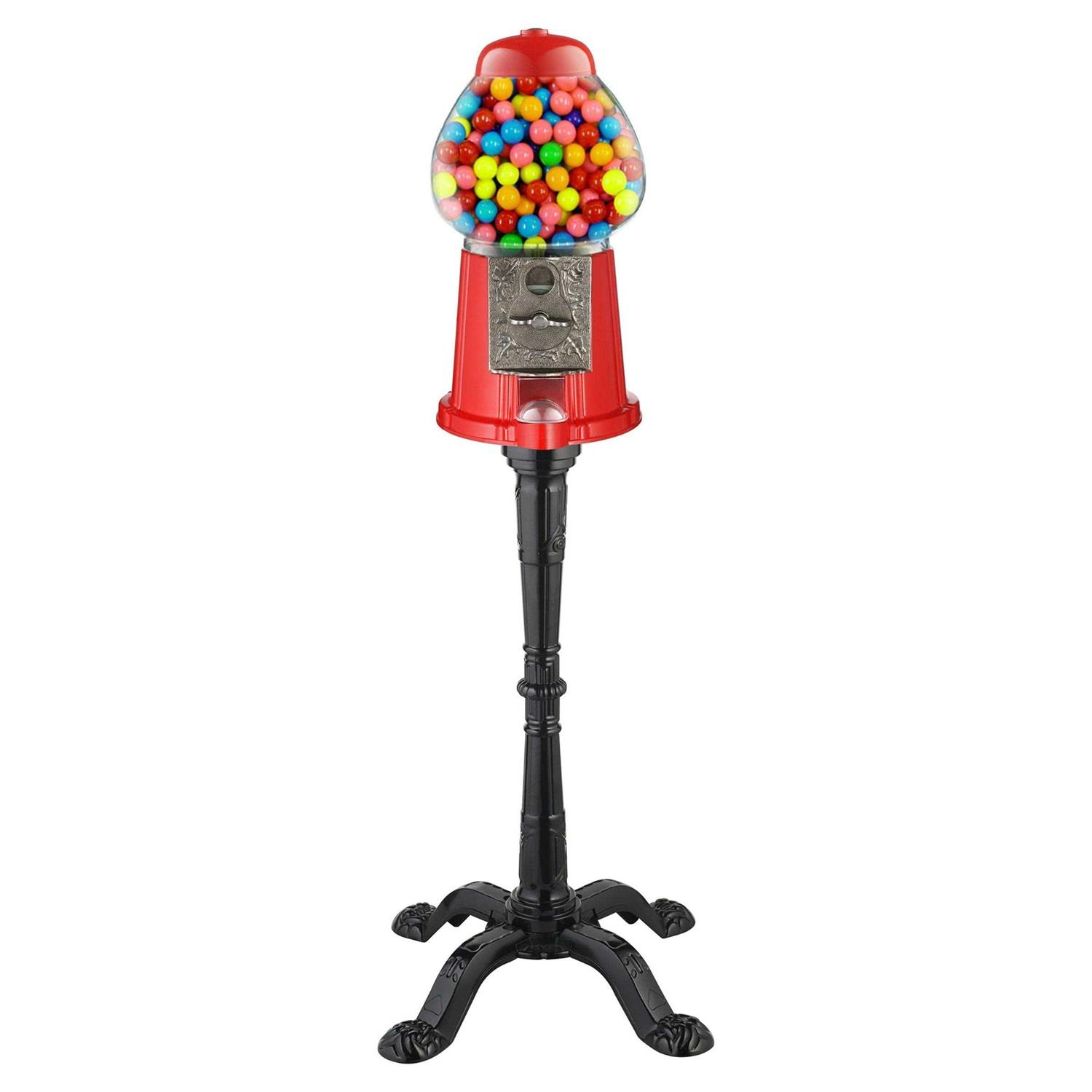 15 inch Vintage Candy Gumball Machine & Bank with Stand by Great Northern Popcorn