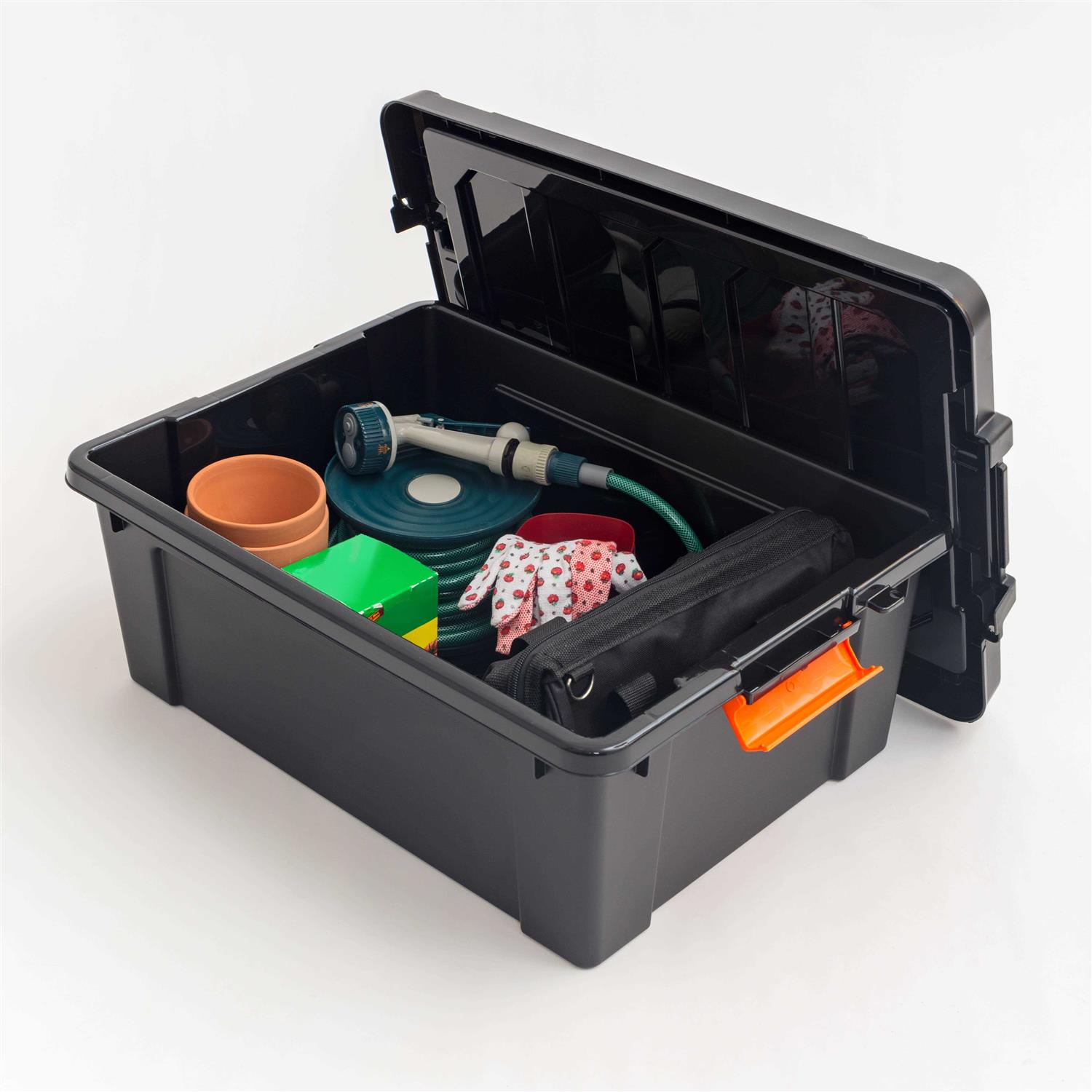 IRIS USA Heavy-Duty Plastic Storage Tote