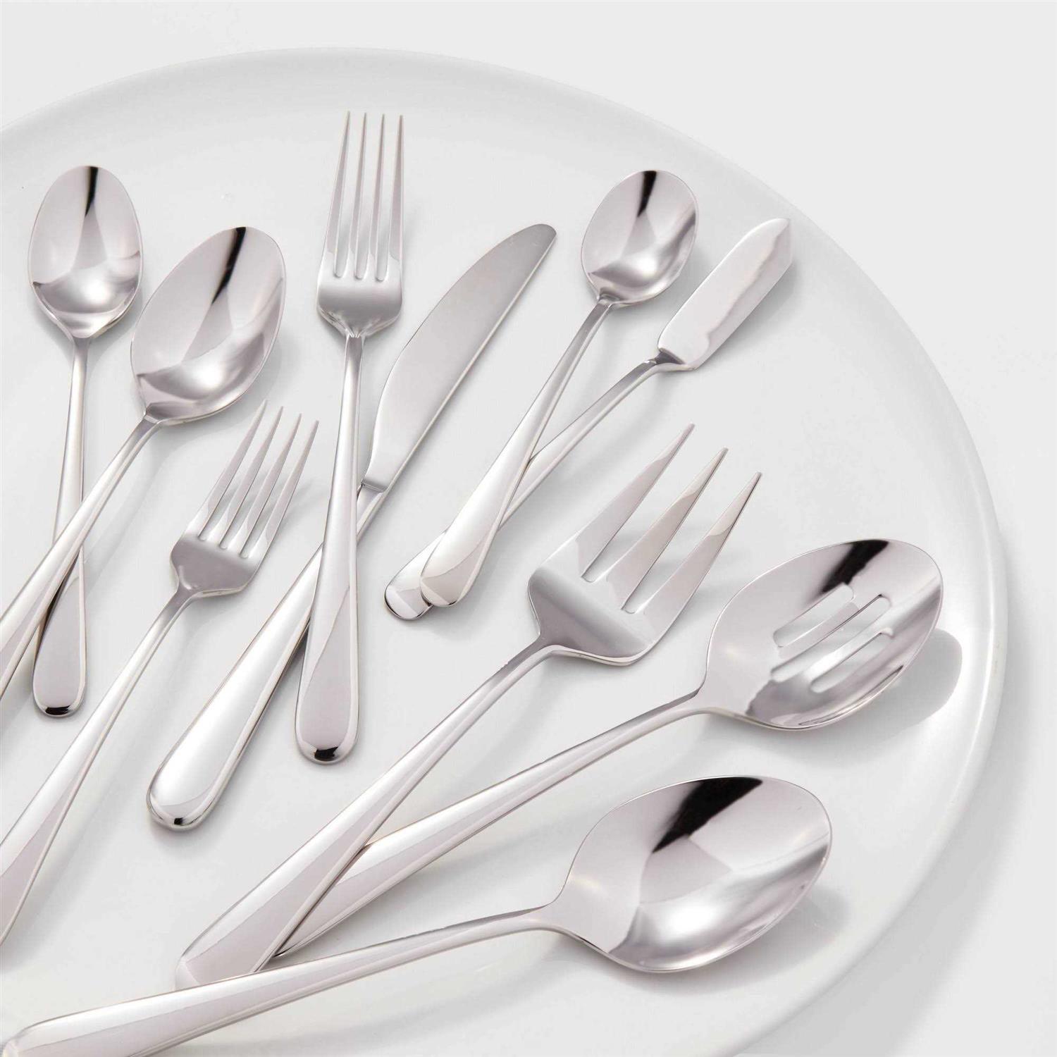 Threshold Harrington Flatware Set Silver