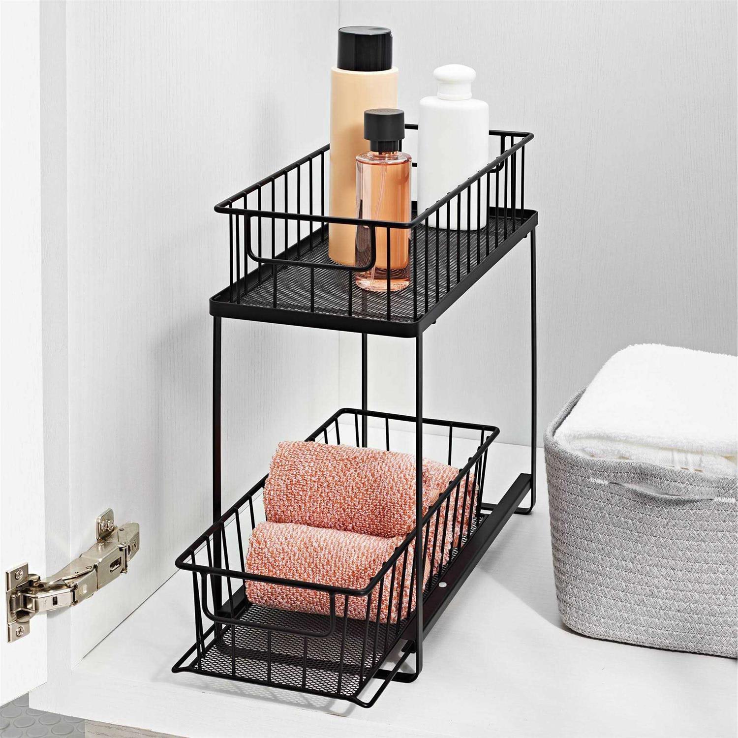 Brightroom Two Tiered Slide Out Organizer