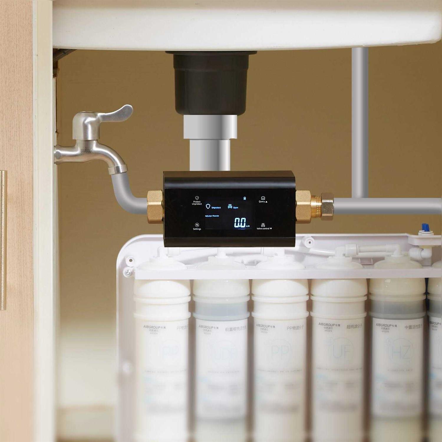 VEVOR WI-FI Smart Water Monitor and Automatic Shutoff Detector