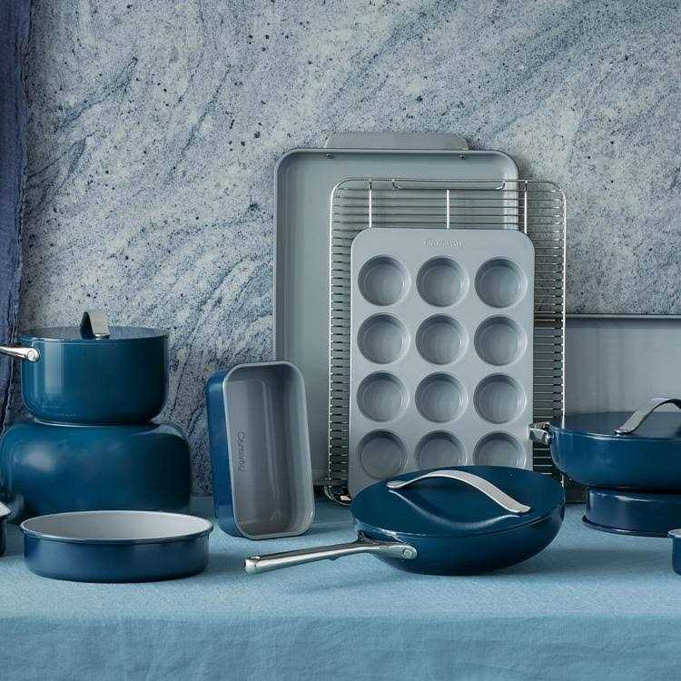 Caraway Non-Toxic Ceramic Non-Stick Cookware 7-Piece Set