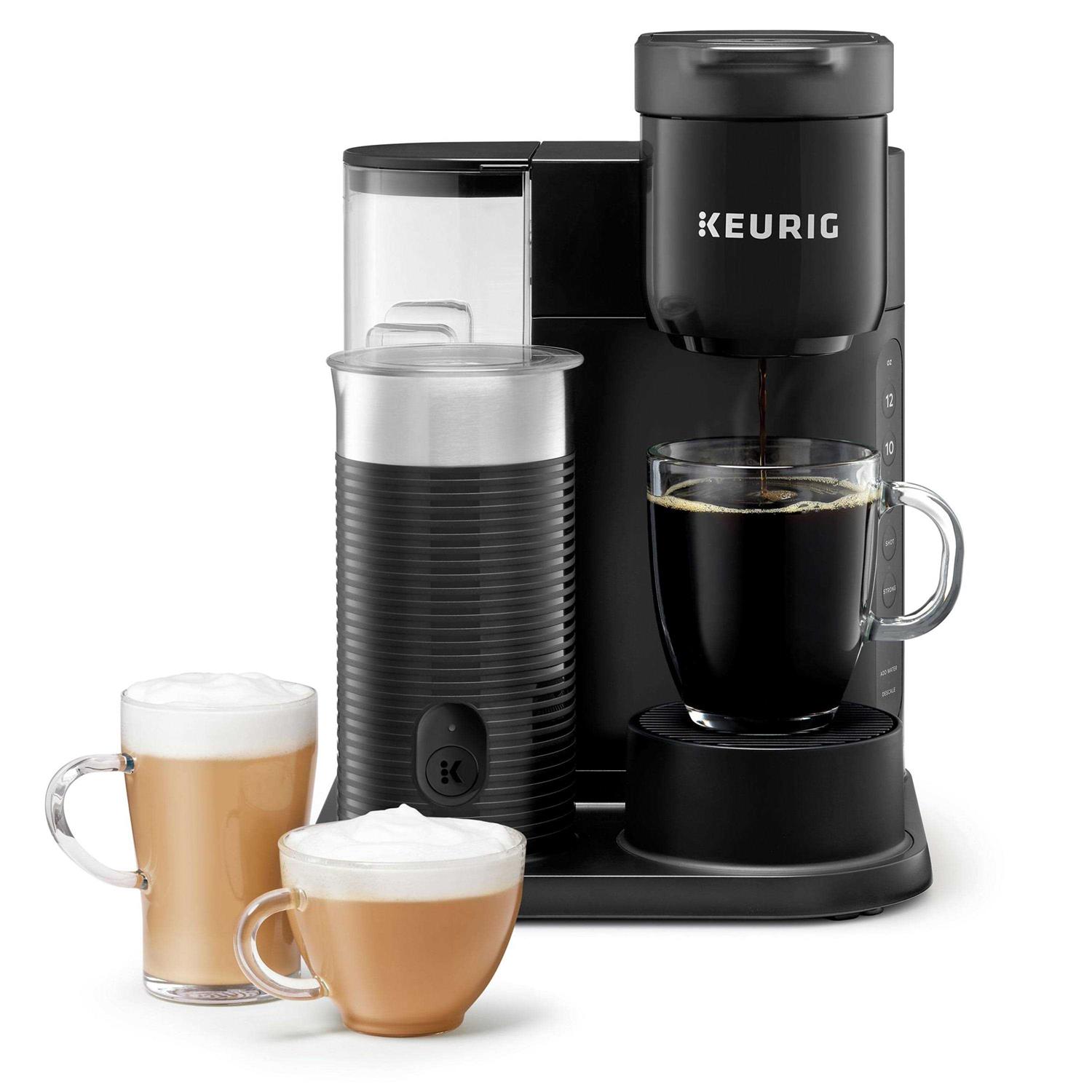 Keurig K-Cafe Essentials Single Serve K-Cup Pod Coffee Latte & Cappuccino Maker