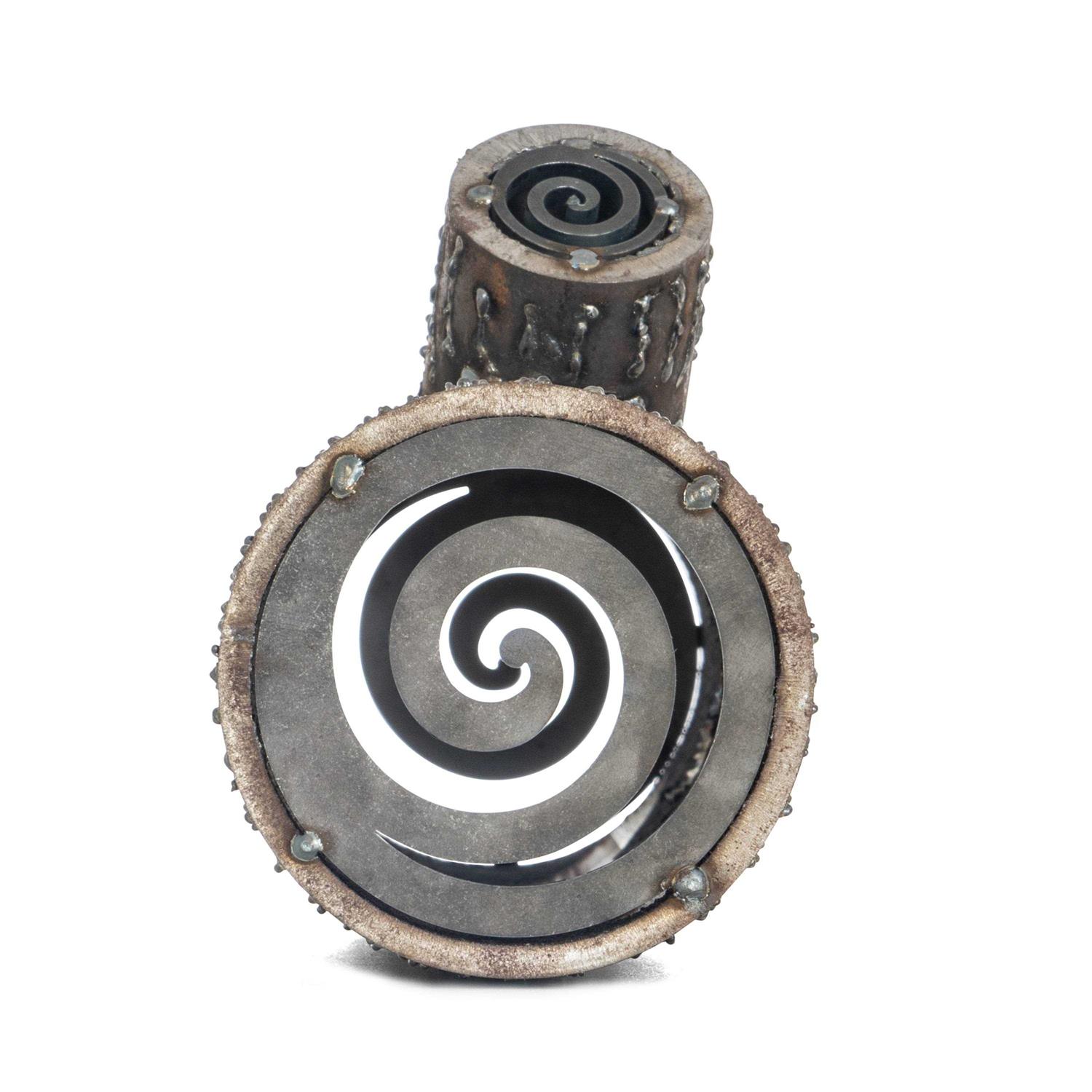 Maxam 24 in. Metal Decorative Interlocking Fire Pit Log HHLOG24