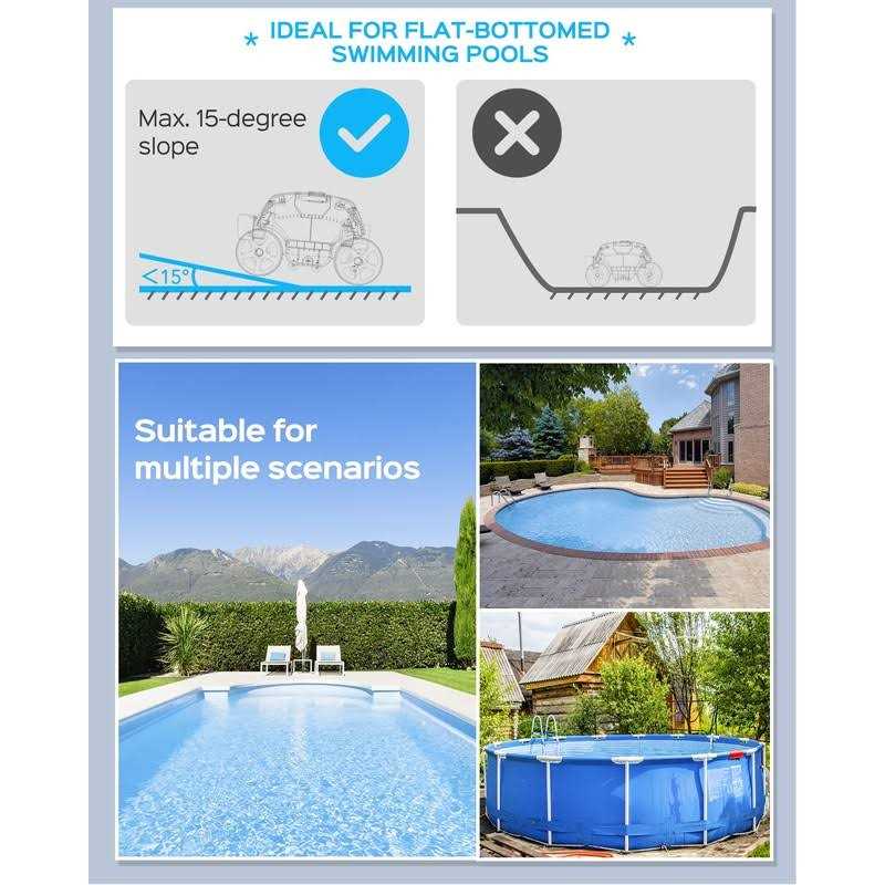 WYBOT Sophisticated Cordless Robotic Pool Vacuum Cleaner