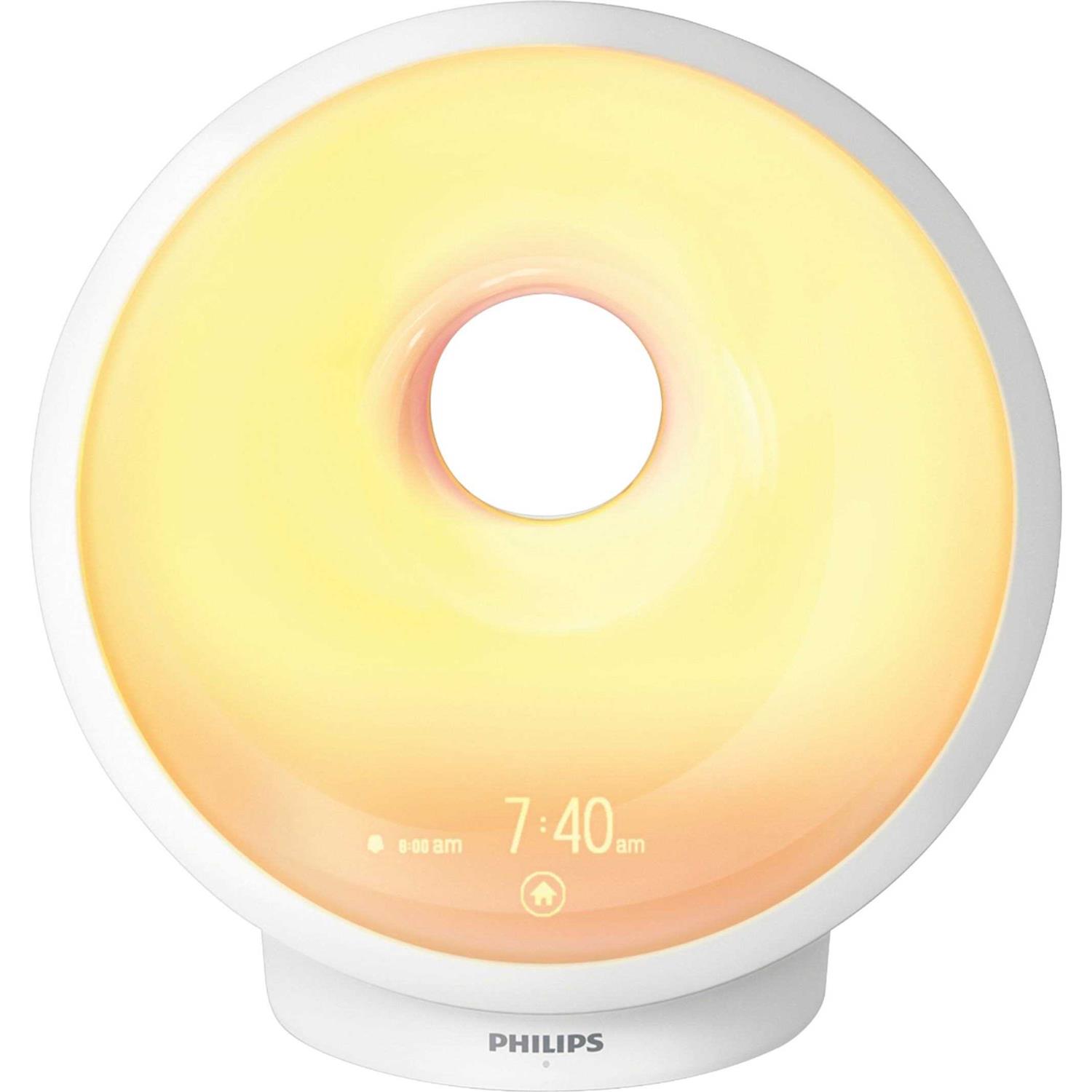 Philips SmartSleep Sleep and Wake-Up Light, Simulated Sunrise and Sunset, Multiple Lights and Sounds