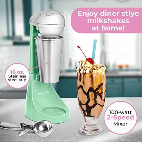 Nostalgia Two-Speed Electric Milkshake Maker