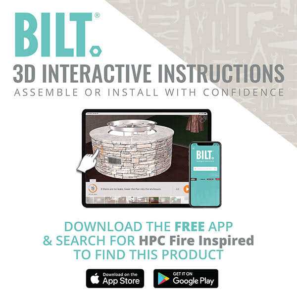 HPC Fire Linear Interlink Stainless Steel Fire Pit Burners