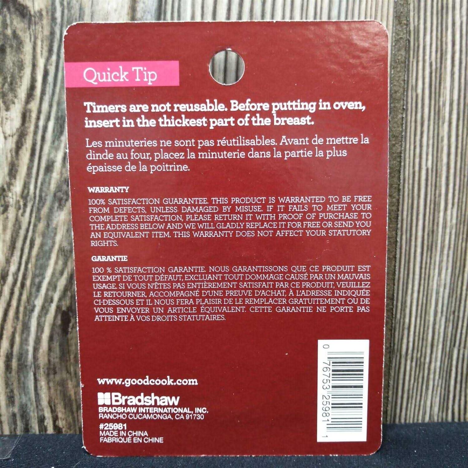 GoodCook Pop Up Turkey Timers