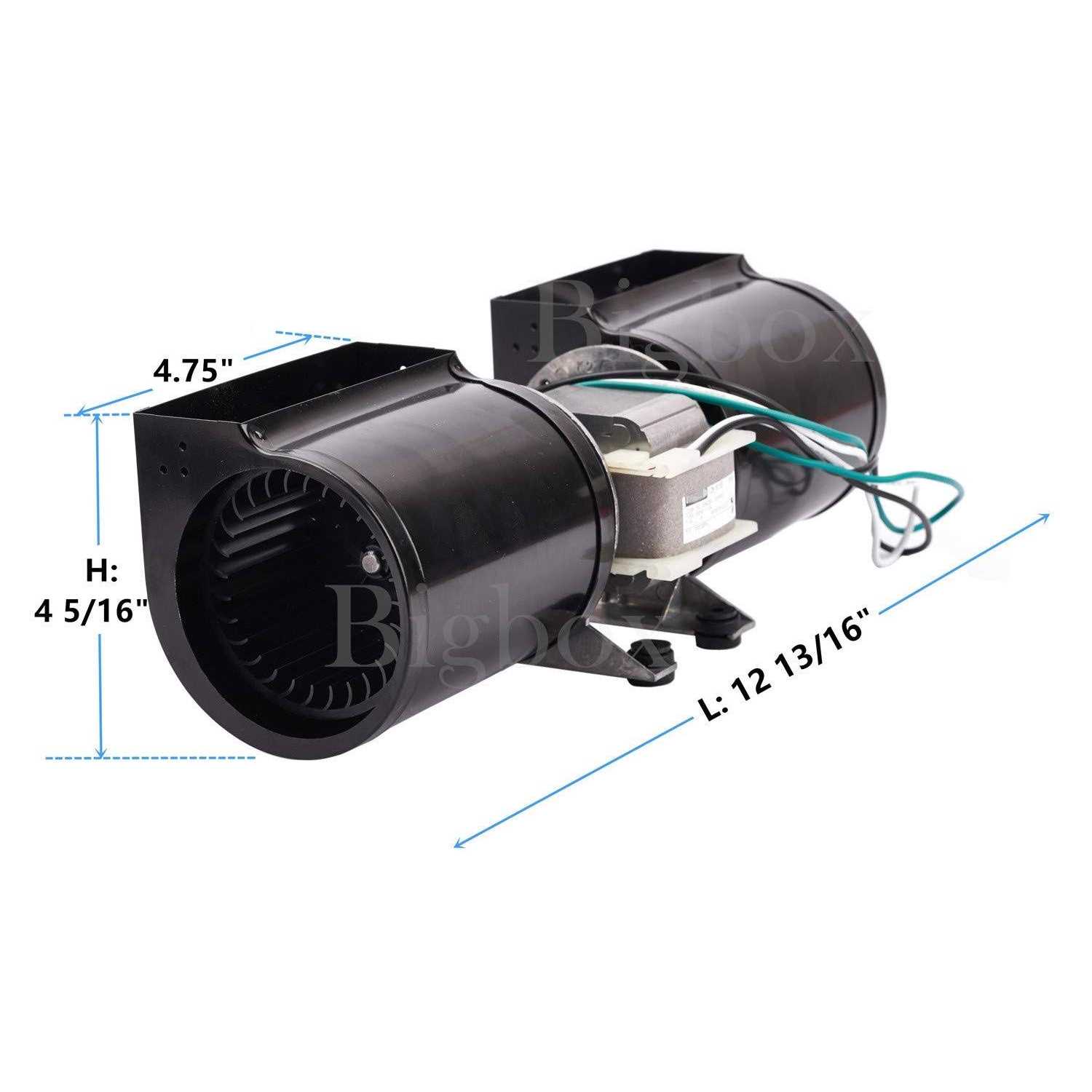 Replacement Fireplace Blower Kit for Heat-n-glo, Hearth and Home