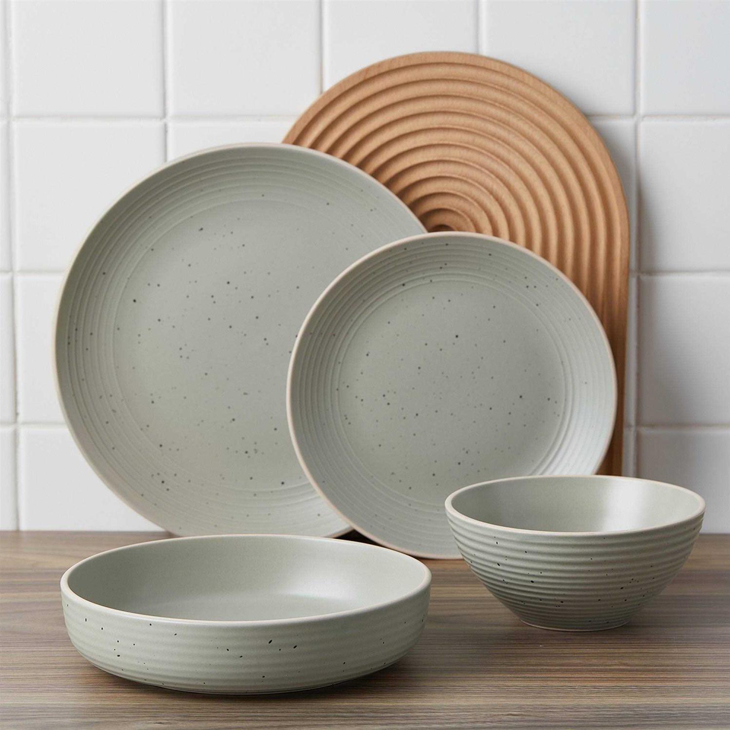Stone Lain Lauren 16-Piece Dinnerware Set Stoneware