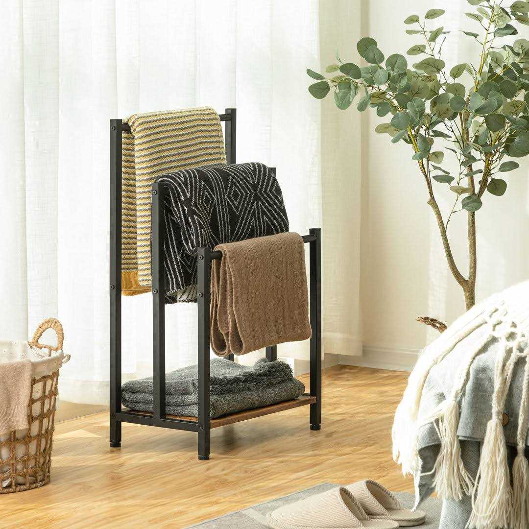 HOOBRO BF03LB01 Metal Blanket/Quilt Rack
