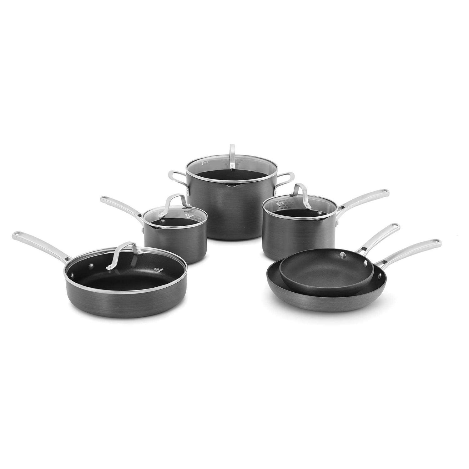 Calphalon Classic 10-Piece Aluminum Nonstick Cookware Set