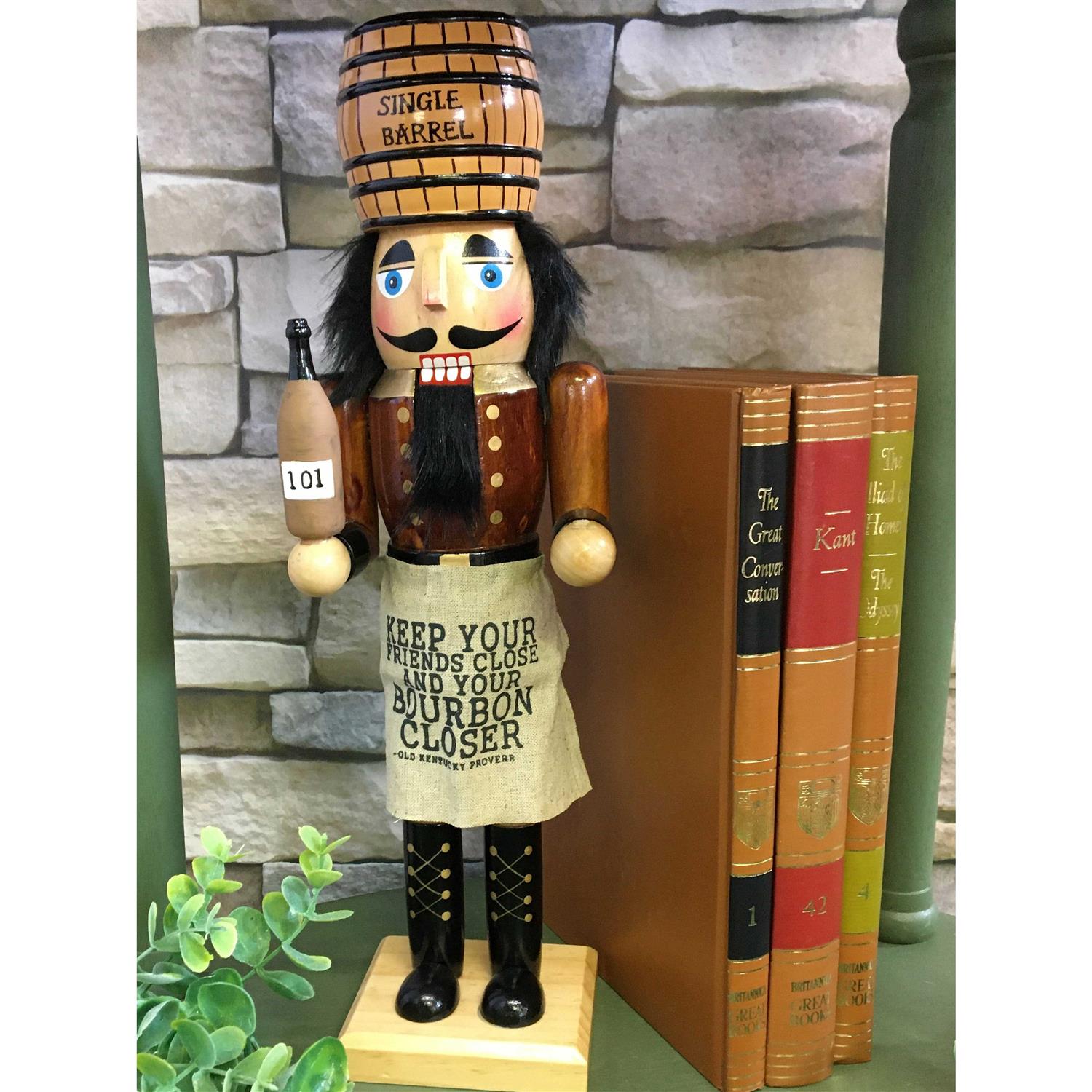 Santa’s Workshop Bourbon Barrel Nutcracker