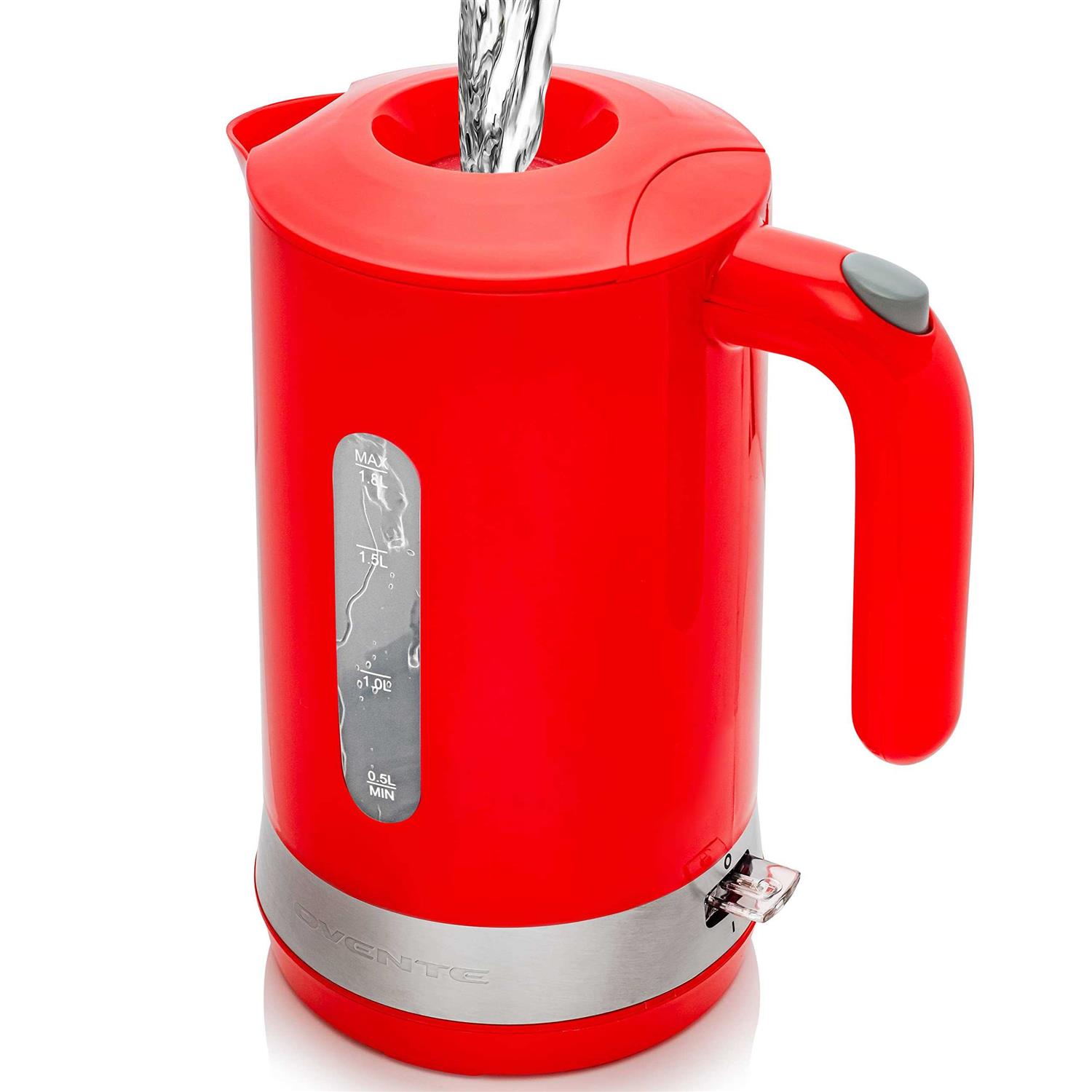 Ovente Electric Kettle Hot Water Heater 1.8 Liter BPA Free Fast Boiling Cordless Water Warmer