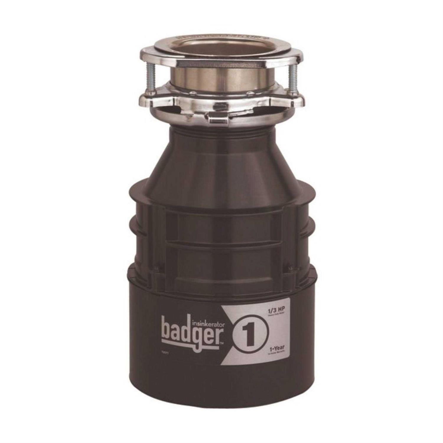 InSinkErator Badger 1 Garbage Disposal 1/3 HP