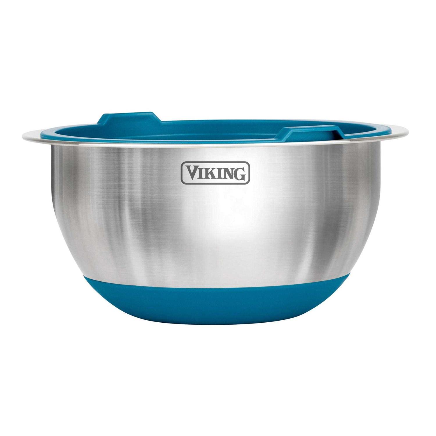 Viking 10 Piece Stainless Steel Mixing, Prep and Serving Bowl Set