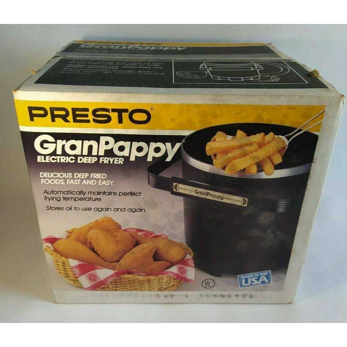 Presto Granpappy Electric Deep Fryer