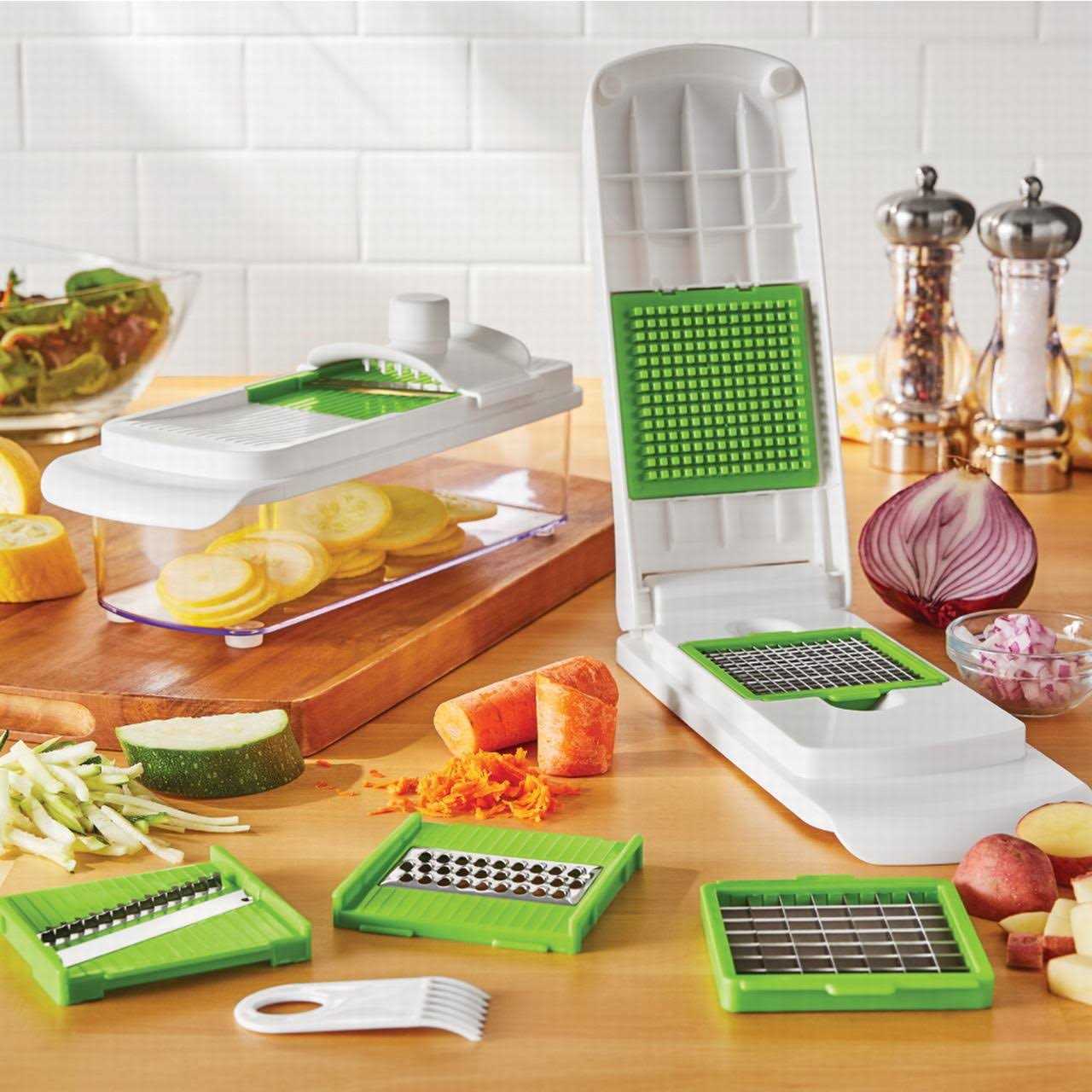 Mainstays 11pc Multi-function Nice Dicer and Mandoline Slicer