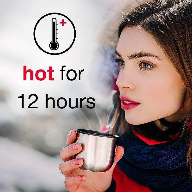 Fijoo Best Stainless Steel Coffee Thermos BPA Free New Triple Wall Insulated