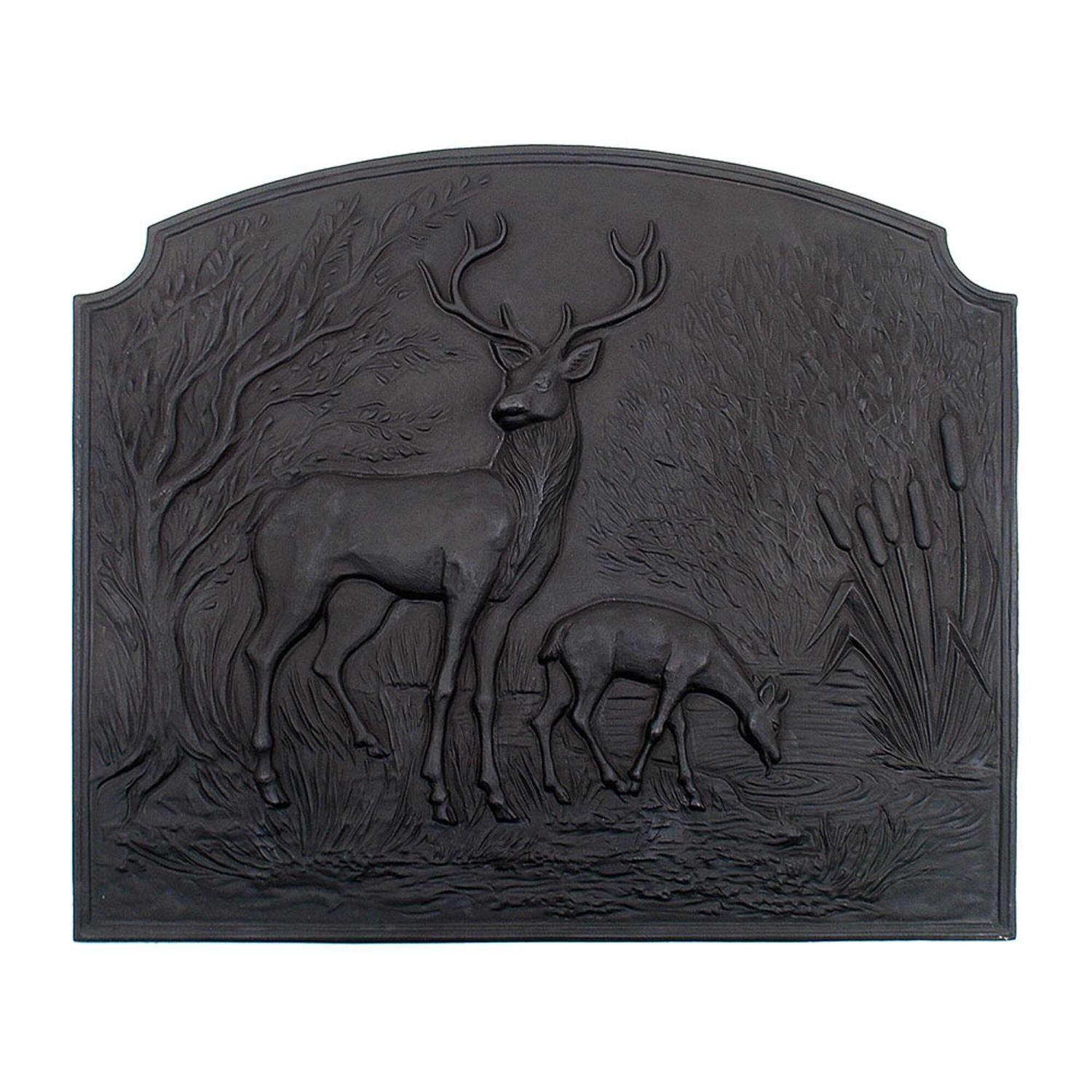 Minuteman Cast Iron Deer Fireback
