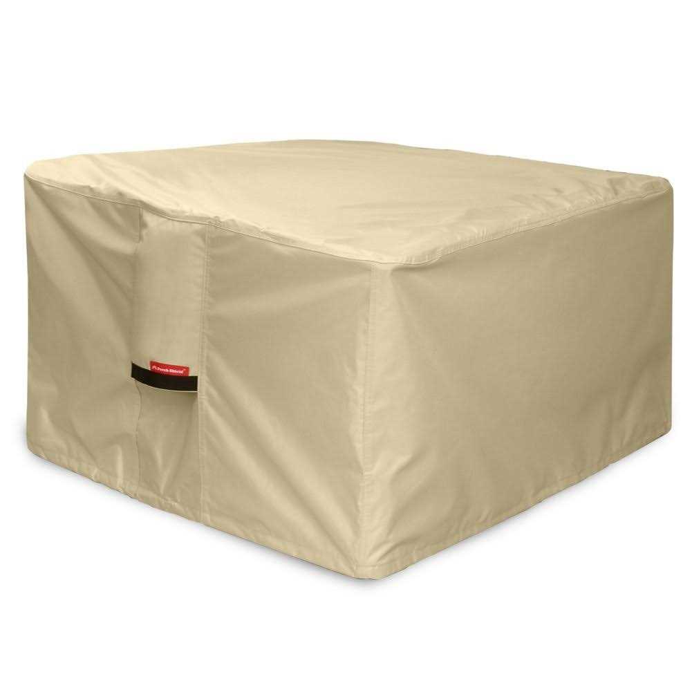 Porch Shield Fire Pit Cover Waterproof 600d Heavy Duty Square Patio Fire Pit Table Cover