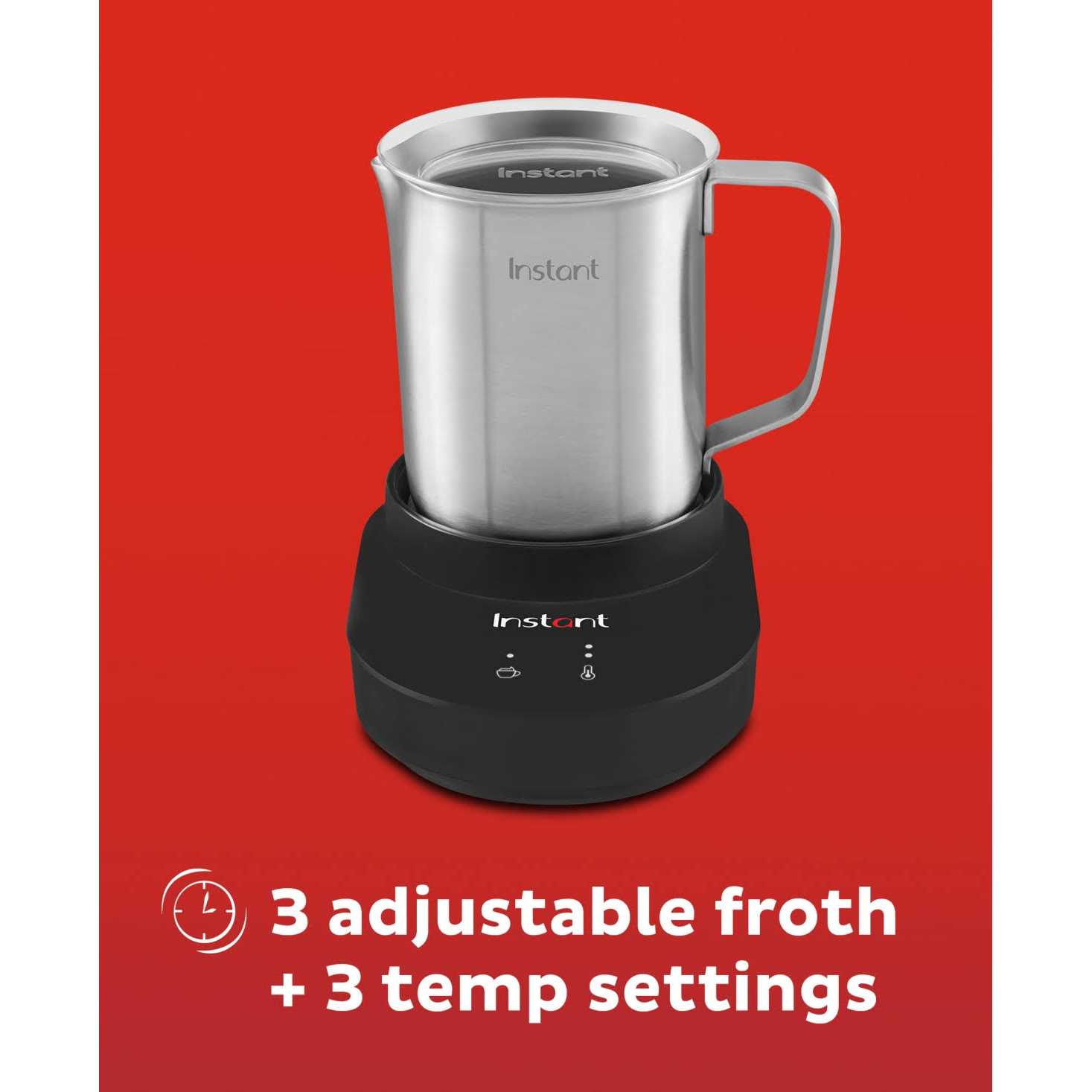 Instant Pot Magic Froth 9-in-1 Stainless Steel Frother