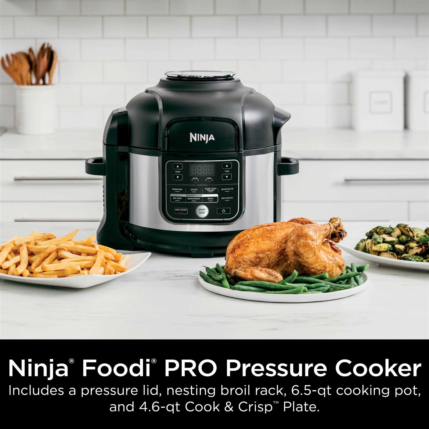 Ninja Foodi 10-in-1 6.5-Quart Pro Pressure Cooker Air Fryer Multicooker OS300