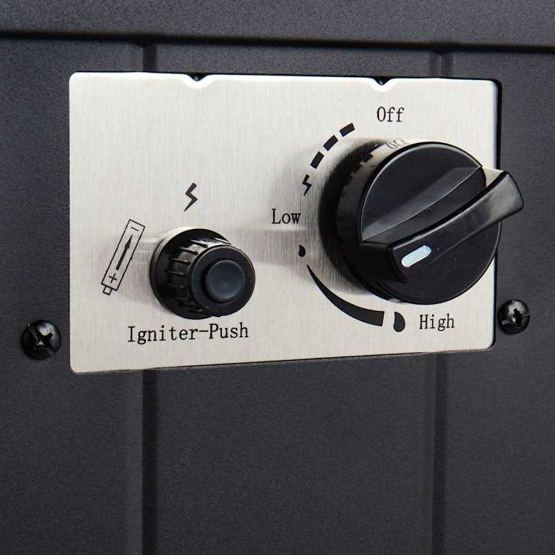 At Home Grammercy Gas Fire Pit Table Stainless Burner 50000 Btu