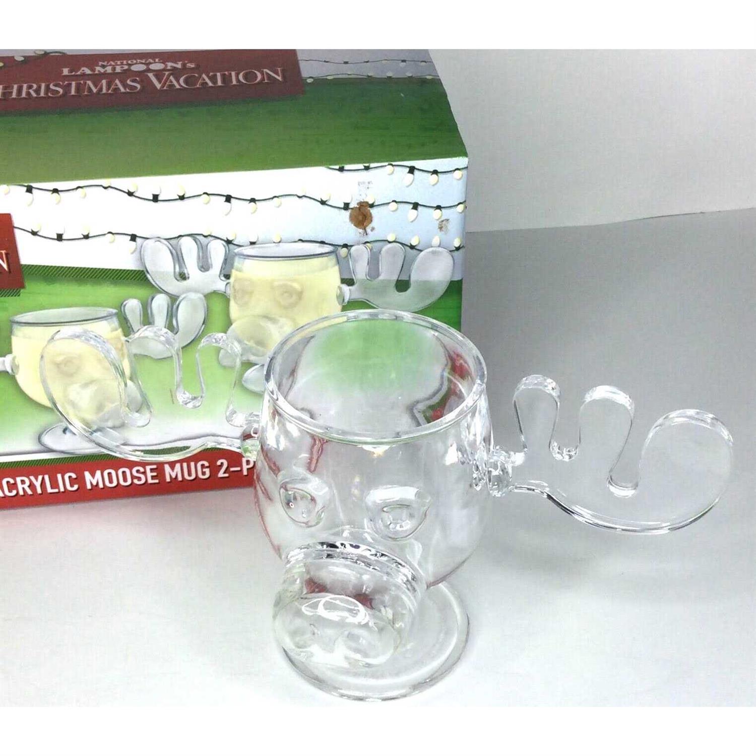 National Lampoon’s Christmas Vacation Moose 2-Piece Acrylic Mug Set