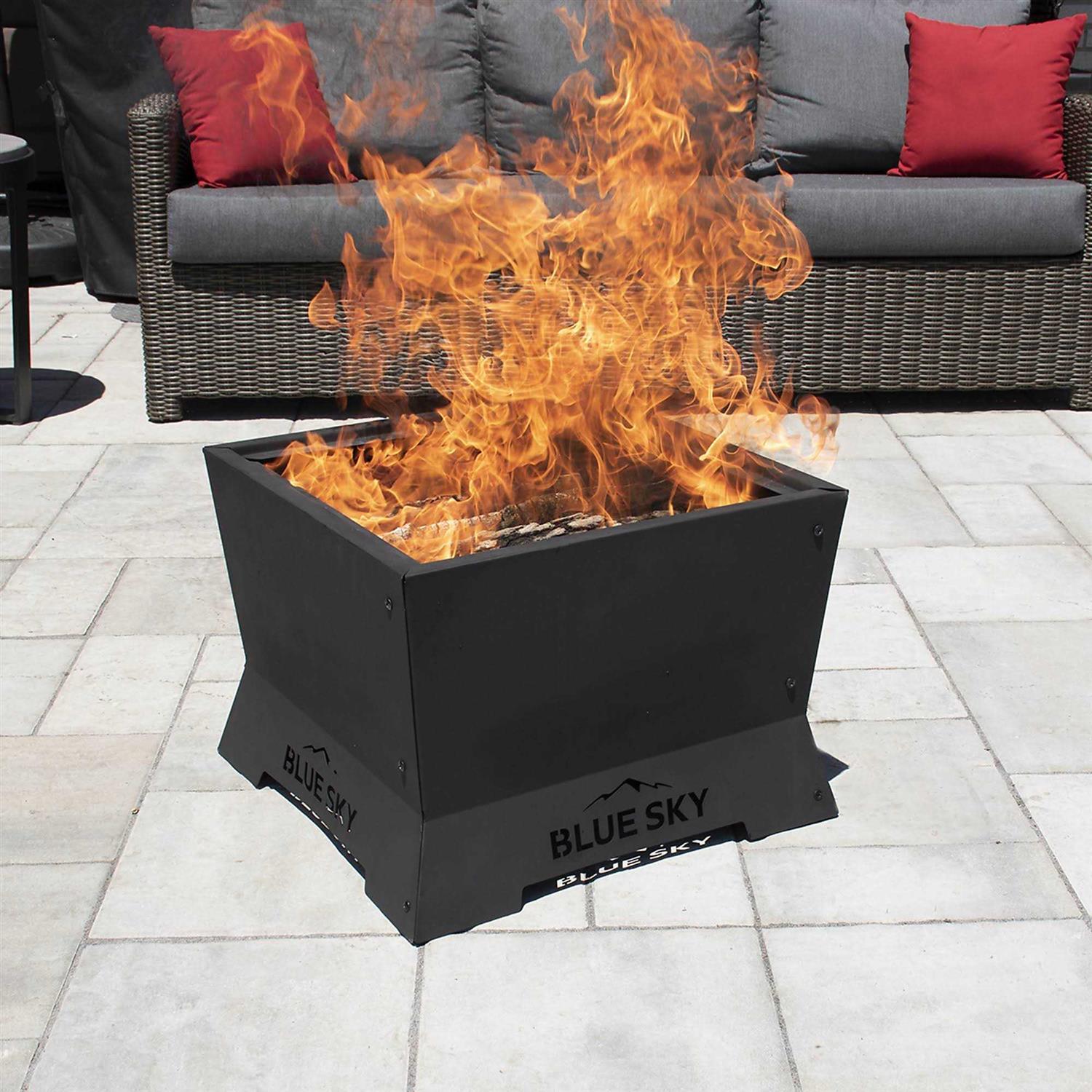 Blue Sky Square Peak Smokeless Patio Fire Pit