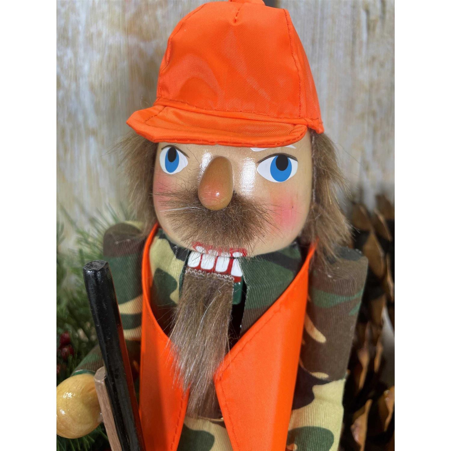 Santa’s Workshop 15 Deer Hunter Nutcracker