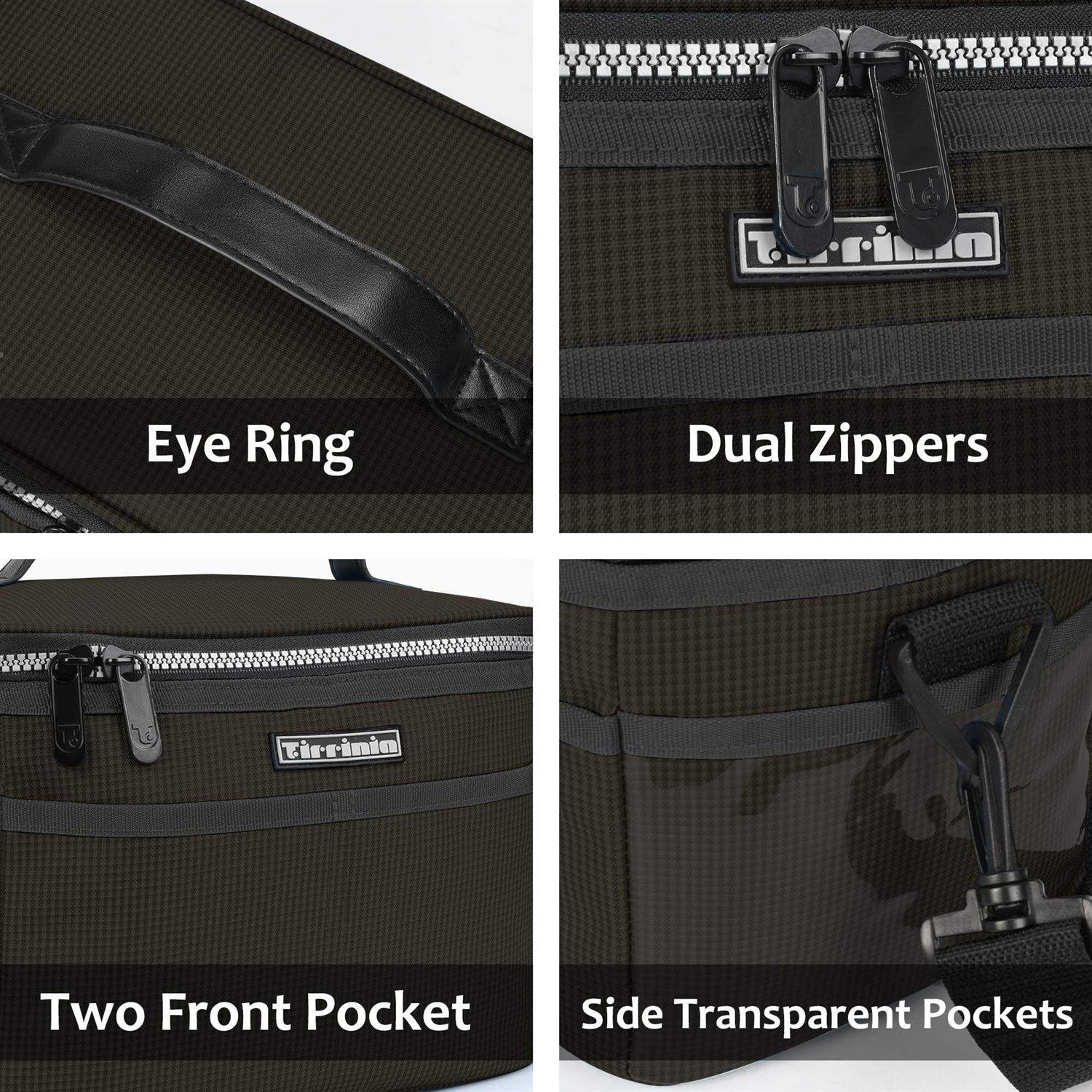 Tirrinia Insulated Lunch Bag for Women Men Leakproof Thermal Reusable Lunch Box for Adult Kids