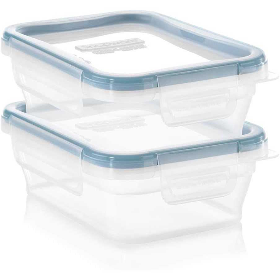 Snapware 3-Cup Capacity Total Solution Rectangular Plastic Meal Prep Food Storage Set