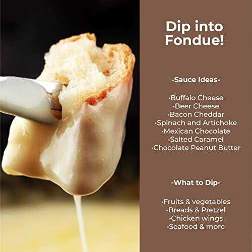 Nostalgia Stainless Steel Electric Fondue Pot