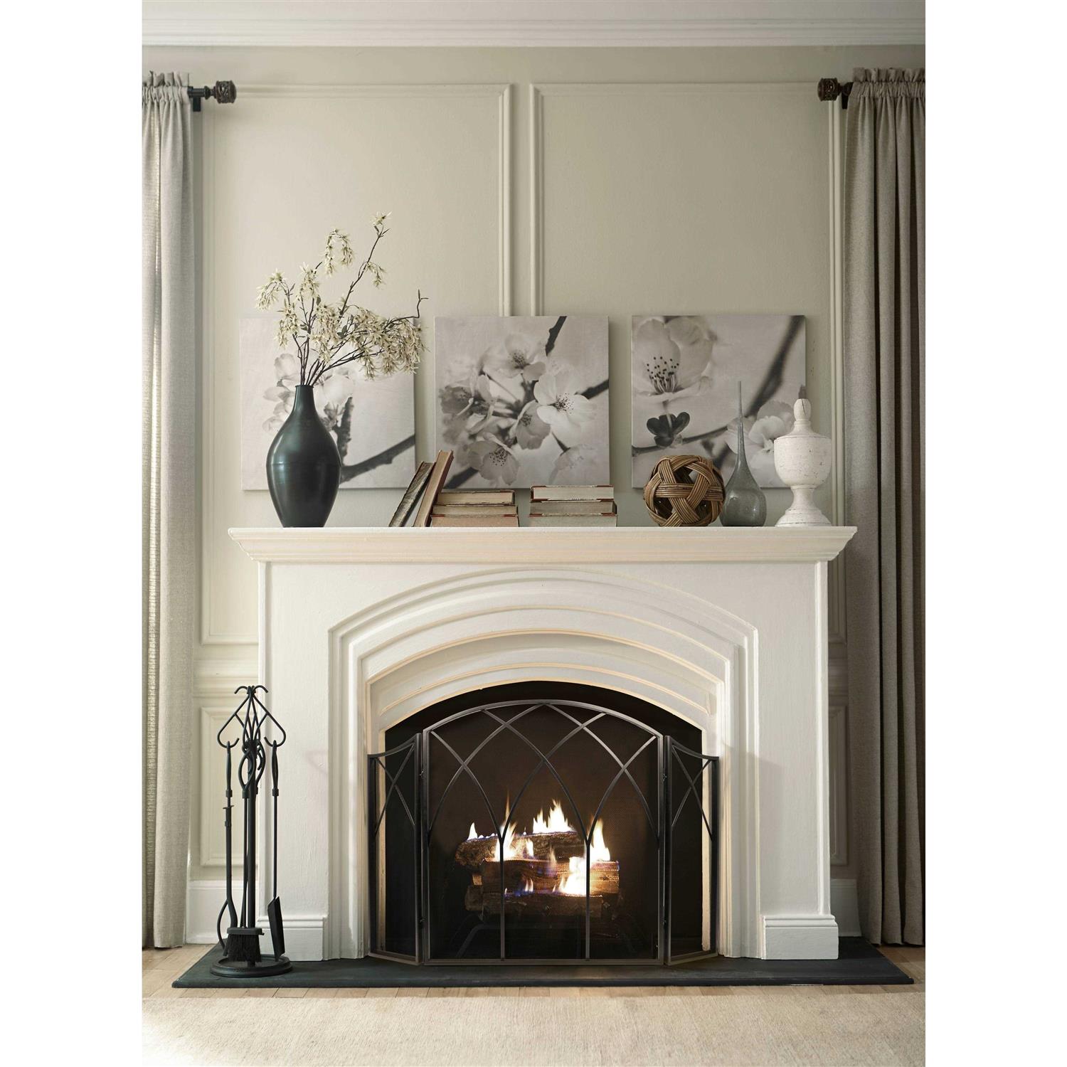Pleasant Hearth Gothic Fireplace Screen